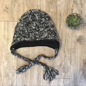 Black & White over-ear hat